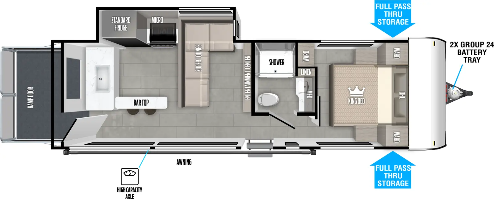 Wildwood Fsx 269VCVIEW Floorplan